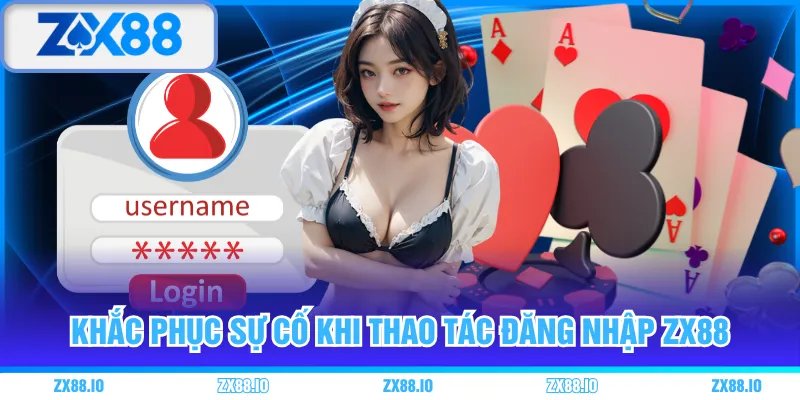 Khắc phục sự cố khi thao tác đăng nhập ZX88
